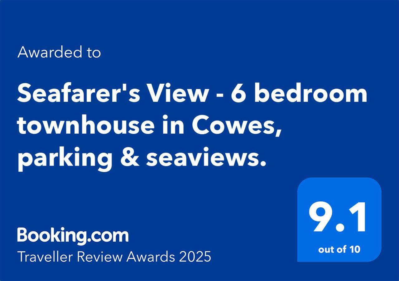 Seafarer'S View - 6 Bedroom Townhouse In Cowes, Parking & Seaviews. Cowes  Kültér fotó